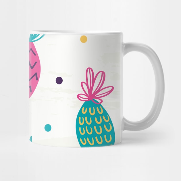 colorful ananas pattern by holger.brandt